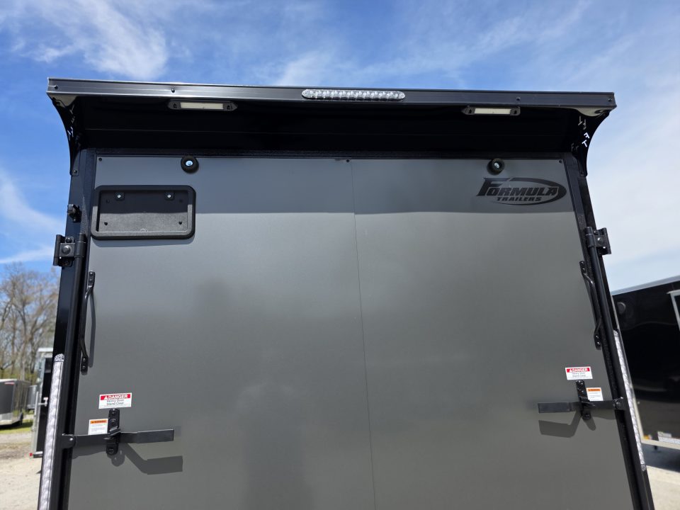 New 2026 Formula Trailers 7x16 7' INSIDE 080 SCREWLESS BLACKOUT ALUM WHEELS SXS UTV GOLFCART Cargo / Enclosed Trailer