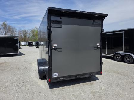 New 2026 Formula Trailers 7x16 7' INSIDE 080 SCREWLESS BLACKOUT ALUM WHEELS SXS UTV GOLFCART Cargo / Enclosed Trailer