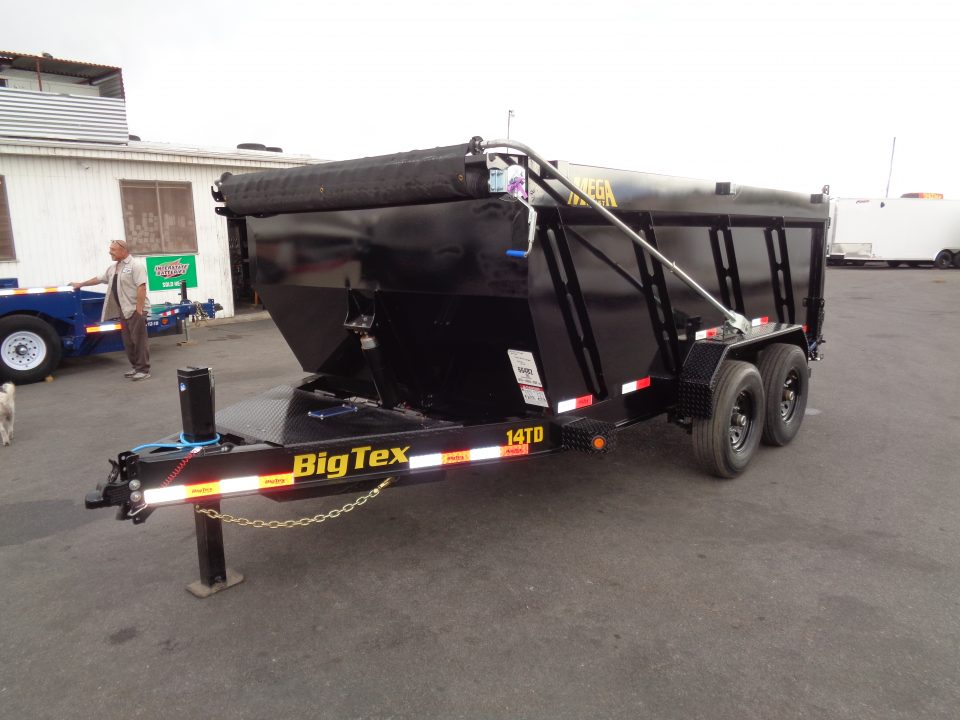 New 2026 Big Tex Trailers * 14TD-14 * 14Ft Heavy Duty Telescopic 15.4k Dump Trailer w/ X-Series Package & 4Ft Sides