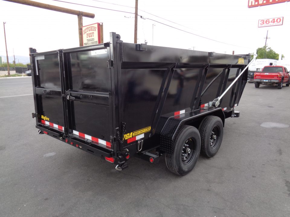 New 2026 Big Tex Trailers * 14TD-14 * 14Ft Heavy Duty Telescopic 15.4k Dump Trailer w/ X-Series Package & 4Ft Sides