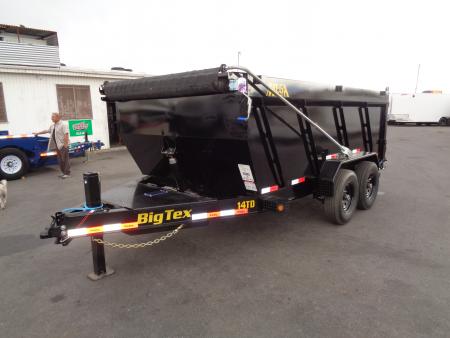 New 2026 Big Tex Trailers * 14TD-14 * 14Ft Heavy Duty Telescopic 15.4k Dump Trailer w/ X-Series Package & 4Ft Sides