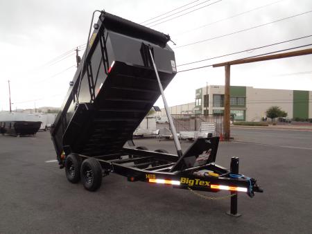 New 2026 Big Tex Trailers * 14TD-14 * 14Ft Heavy Duty Telescopic 15.4k Dump Trailer w/ X-Series Package & 4Ft Sides
