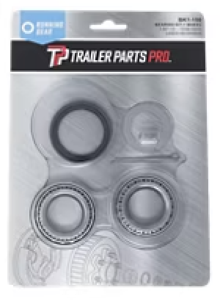 New Trailer Parts Pro Hub - Hub & Drum Bearing & Seal Kit, For 2K Axles and BTR Spindles