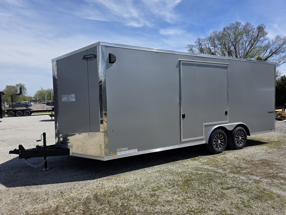 New 2026 Formula Trailers 8.5x20 CAR HAULER WITH ESCAPE DOOR 10K GVWR 7' INSIDE SXS UTV GOLF CART Cargo / Enclosed Trailer