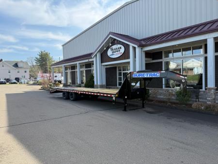 New Sure-Trac 8'6  x 30' Heavy Duty Low Profile Deckover Gooseneck Trailer 25.9K