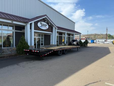 New Sure-Trac 8'6" x 30' Heavy Duty Low Profile Deckover Gooseneck Trailer 25.9K