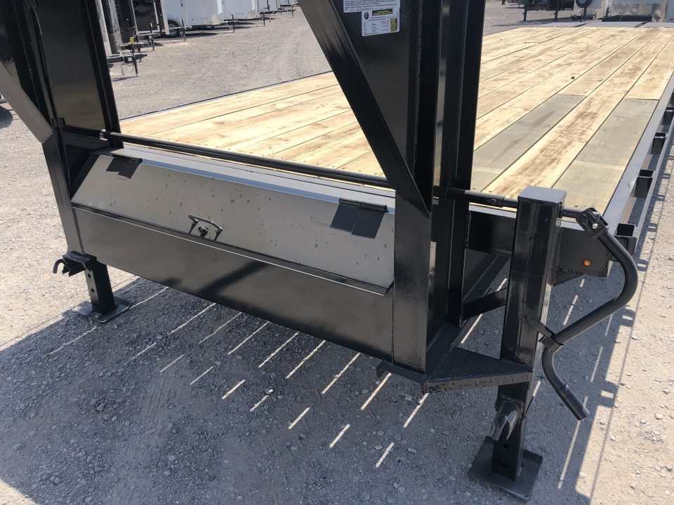 New 2026 Road Boss 32' Tandem Axle Gooseneck with Combo Dove Equipment Trailer