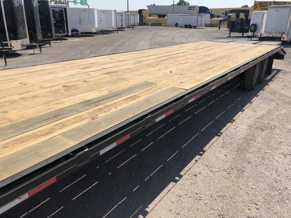 New 2026 Road Boss 32' Tandem Axle Gooseneck with Combo Dove Equipment Trailer