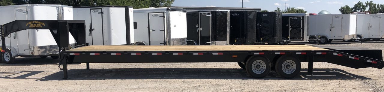 New 2026 Road Boss 32' Tandem Axle Gooseneck with Combo Dove Equipment Trailer