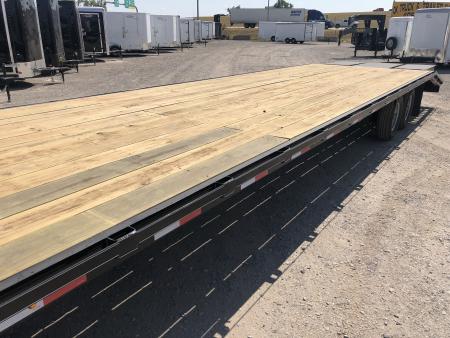 New 2026 Road Boss 32' Tandem Axle Gooseneck with Combo Dove Equipment Trailer