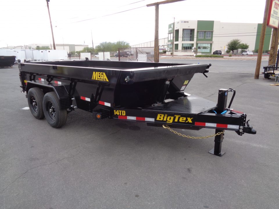 New 2026 Big Tex Trailers * 14TD-14 * 14Ft Heavy Duty Telescopic 15.4k Dump Trailer