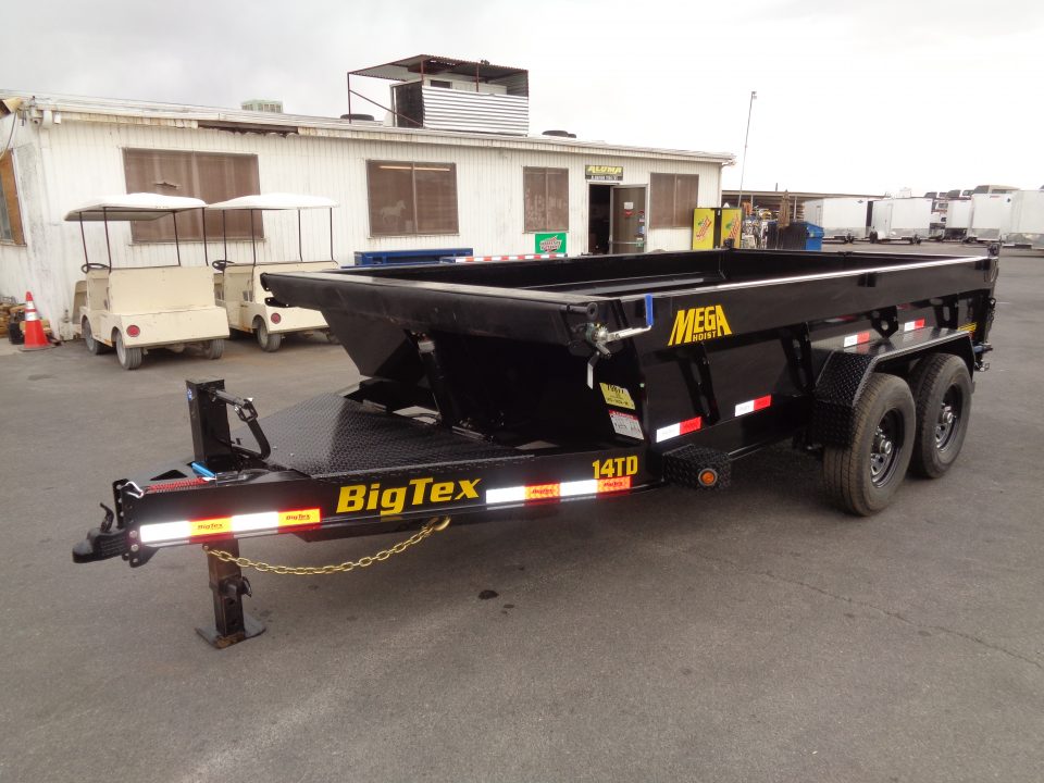 New 2026 Big Tex Trailers * 14TD-14 * 14Ft Heavy Duty Telescopic 15.4k Dump Trailer