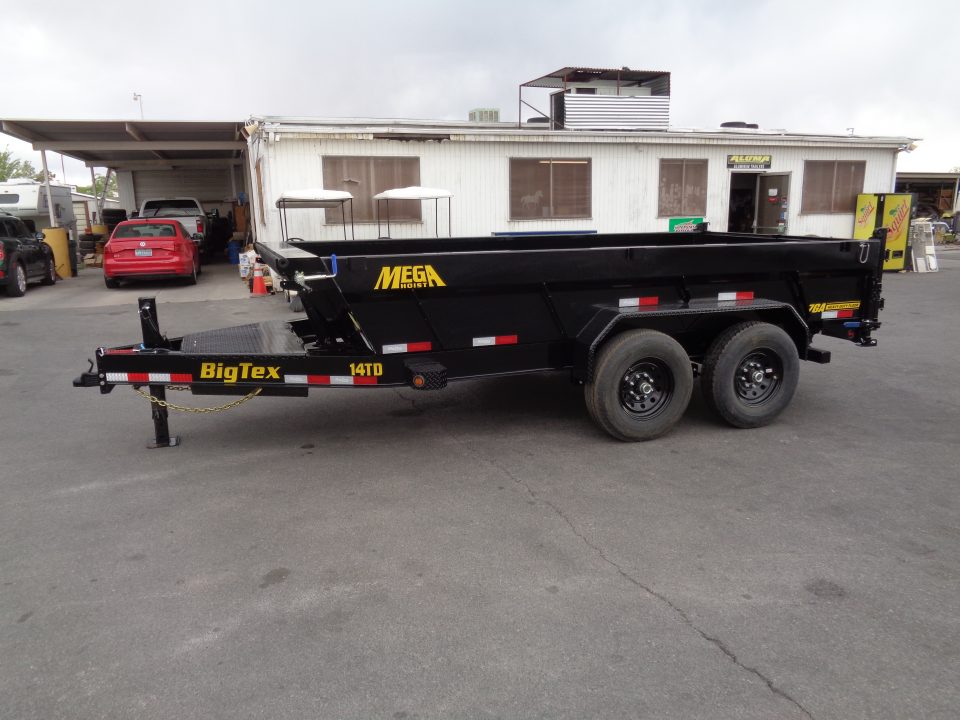 New 2026 Big Tex Trailers * 14TD-14 * 14Ft Heavy Duty Telescopic 15.4k Dump Trailer