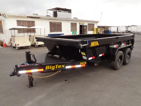 New 2026 Big Tex Trailers * 14TD-14 * 14Ft Heavy Duty Telescopic 15.4k Dump Trailer
