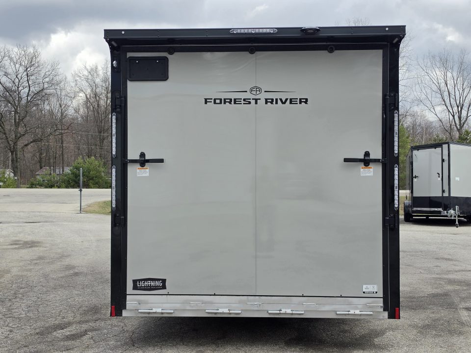 New 8'X20'+ 48" VNOSE W/RAMP CAR HAULER ENCLOSED 5200# AXLES ALL ALUMINUM LIGHTNING 2026