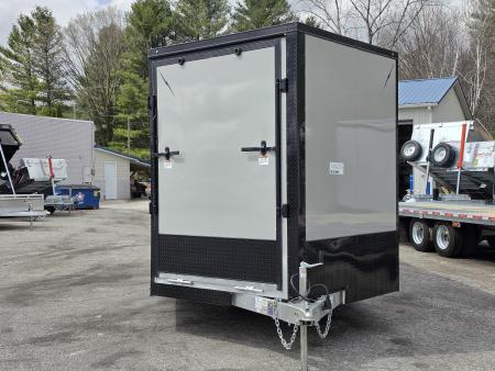 New 8'X20'+ 48" VNOSE W/RAMP CAR HAULER ENCLOSED 5200# AXLES ALL ALUMINUM LIGHTNING 2026
