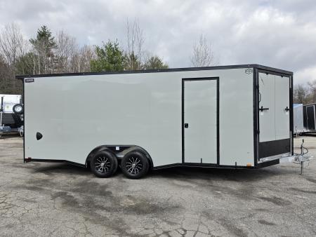 New 8'X20'+ 48" VNOSE W/RAMP CAR HAULER ENCLOSED 5200# AXLES ALL ALUMINUM LIGHTNING 2026