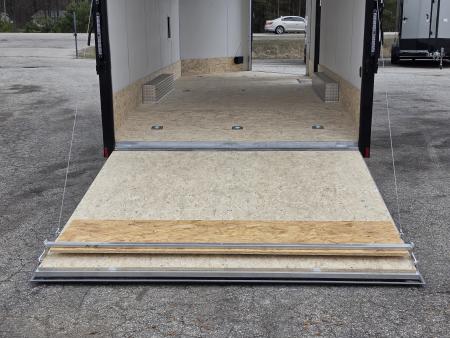 New 8'X20'+ 48" VNOSE W/RAMP CAR HAULER ENCLOSED 5200# AXLES ALL ALUMINUM LIGHTNING 2026