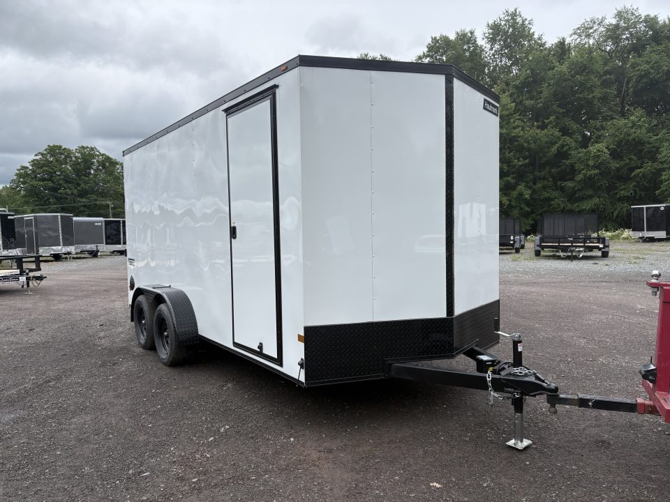 New 2026 Haulmark 7x16 Passport Deluxe 7K 7' Interior Height Cargo / Enclosed Trailer with Ramp Door