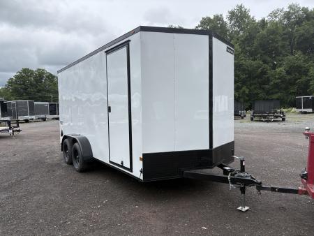 New 2026 Haulmark 7x16 Passport Deluxe 7K 7' Interior Height Cargo / Enclosed Trailer with Ramp Door