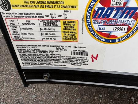 New 2026 Haulmark 7x16 Passport Deluxe 7K 7' Interior Height Cargo / Enclosed Trailer with Ramp Door