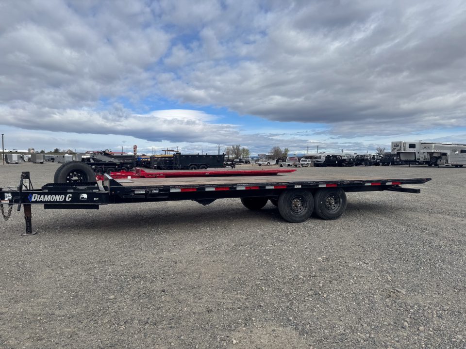 Used 2024 Diamond C Trailers 24' Deckover Tilt Trailer