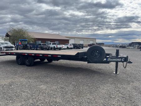 Used 2024 Diamond C Trailers 24' Tilt Trailer