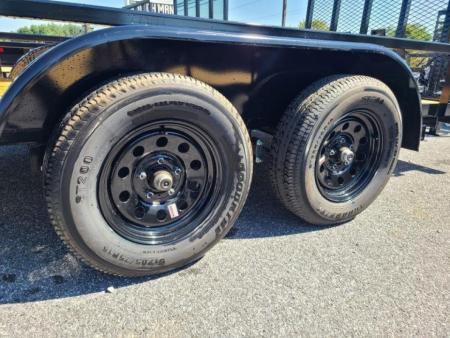 New 6'5" x 16 Big Tex 60PI Tandem Axle Utility Trailer, 6k GVWR ***2" Ball, Spring Assist Gate, Spare Mount
