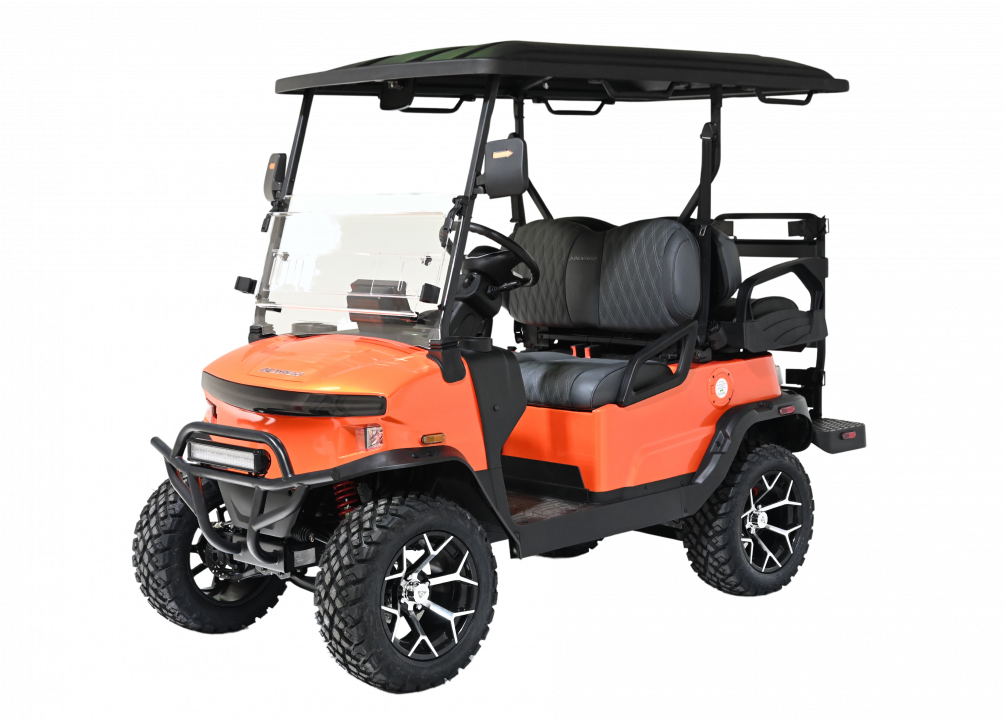 New 2026 Denago EV Nomad XL Lifted - LAVA Golf Cart 4-Person