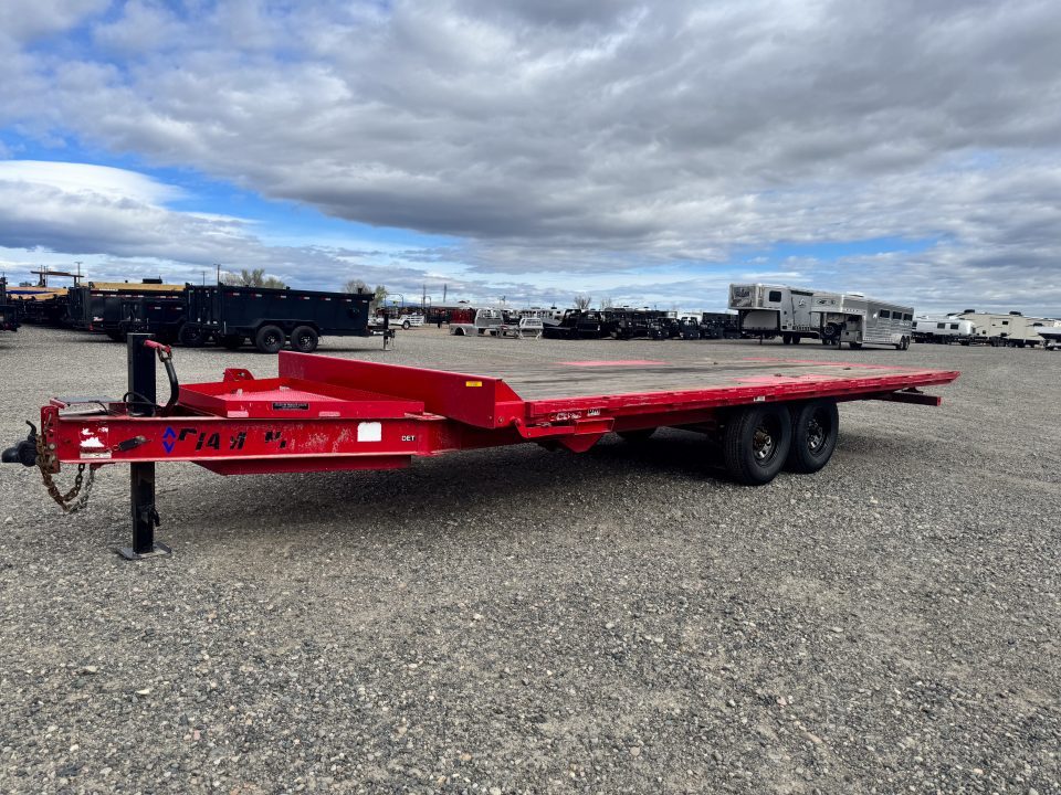 Used 2023 Diamond C Trailers 24' Deckover Tilt Trailer