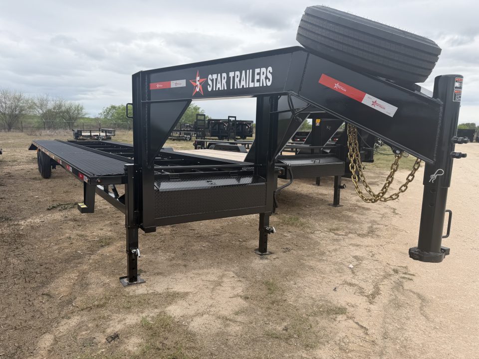 New 2026 5 Star Trailers 40ft Gooseneck 2 Car Hauler