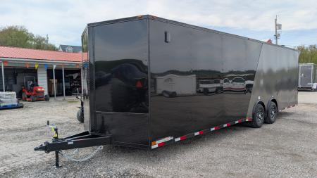 New 2026 Homesteader 8.5 x 28 HD SERIES Intrepid Car Hauler w/ Ramp (14K GVW)