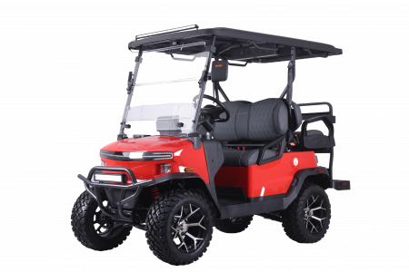 New 2026 Denago EV Nomad XL Lifted- RED Golf Cart 4-Person