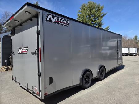 New 2026 Nitro 8.5x24 spread aluminum aluminum enclosed trailer with escape door Car / Racing Trailer