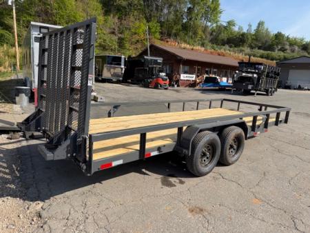 New Lamar Utility 83x20 10k W/ HD Spring Assisted Gate W/ Ramp Legs