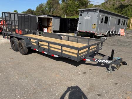 New Lamar Utility 83x20 10k W/ HD Spring Assisted Gate W/ Ramp Legs