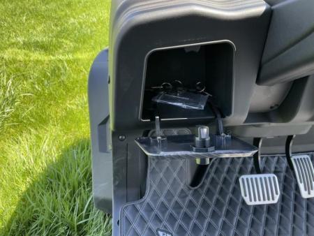 New 2026 Denago EV Rover XL - AQUA - 4-Person Lifted Golf Cart