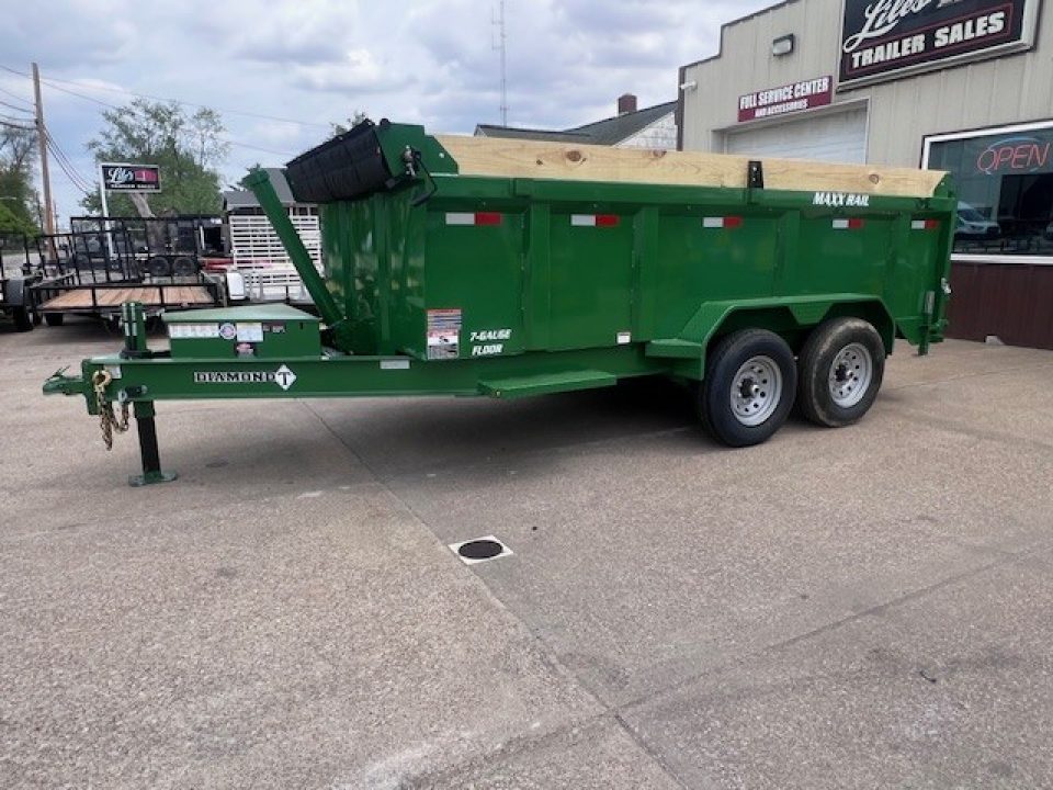 New 2026 Diamond T 83x14 14K Telescopic 36" Sides Dump Trailer