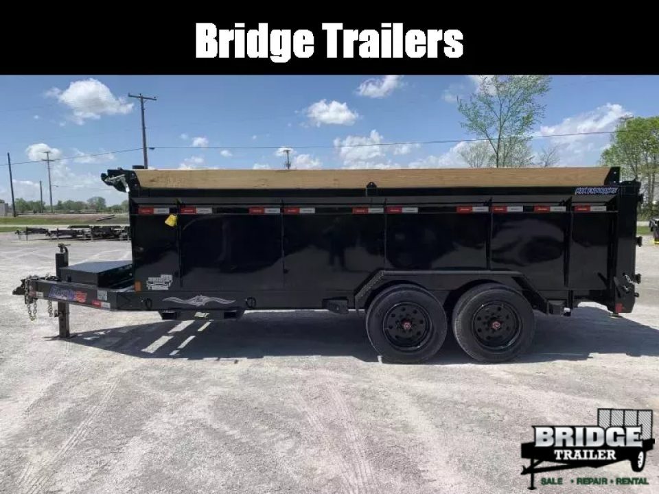 New 2026 Liberty LD16K83X16B8TSHST (83" x 16') 17.5K Telescopic High Side Dump Trailer
