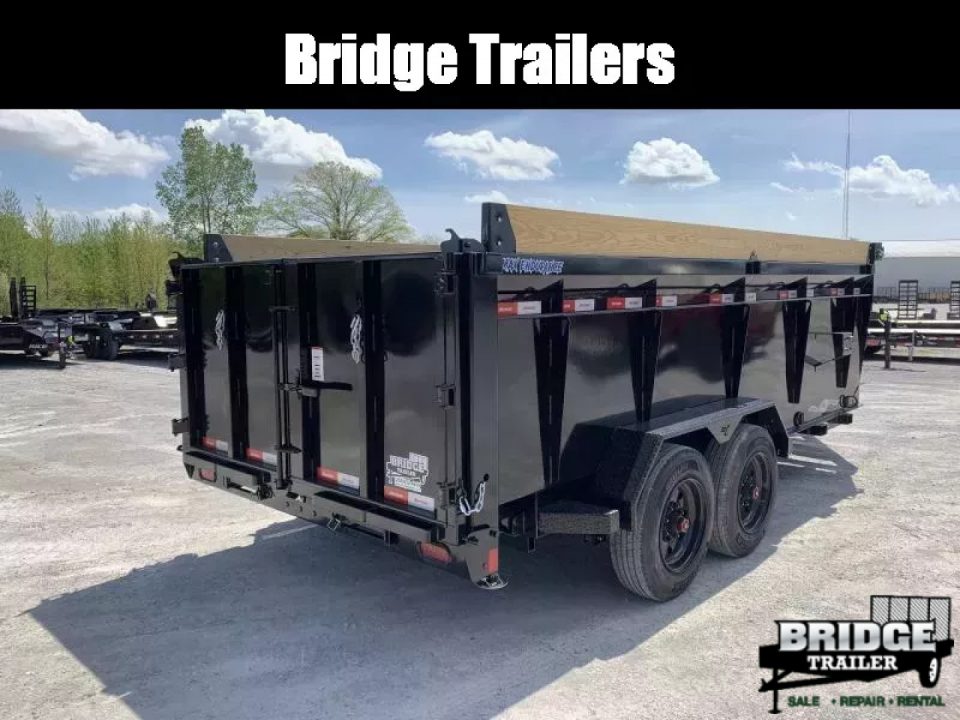 New 2026 Liberty LD16K83X16B8TSHST (83" x 16') 17.5K Telescopic High Side Dump Trailer