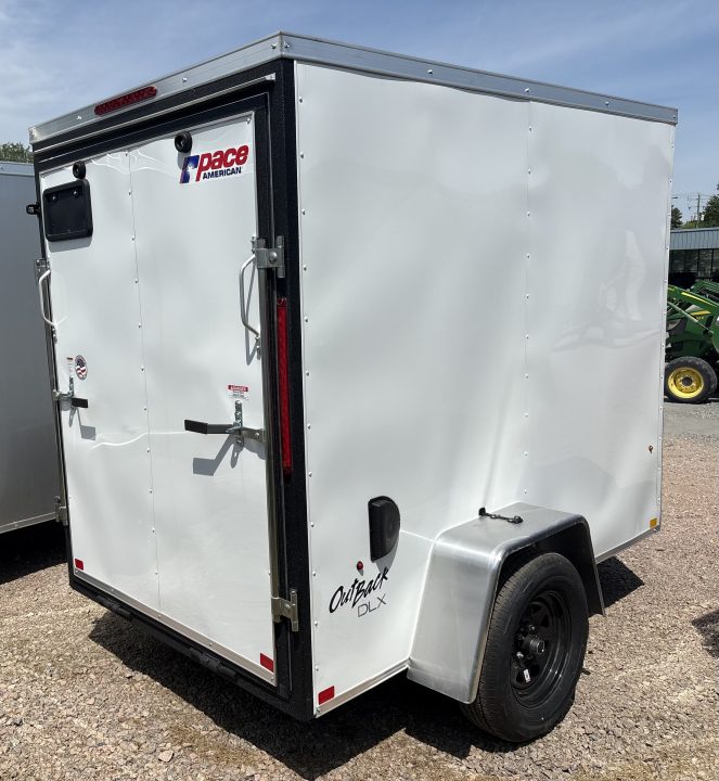 New 2026 Pace American 5x8 Enclosed Trailer