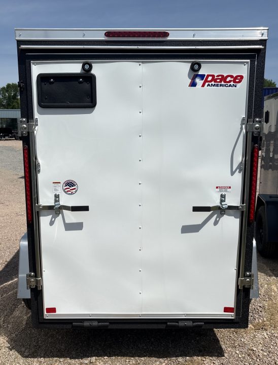 New 2026 Pace American 5x8 Enclosed Trailer
