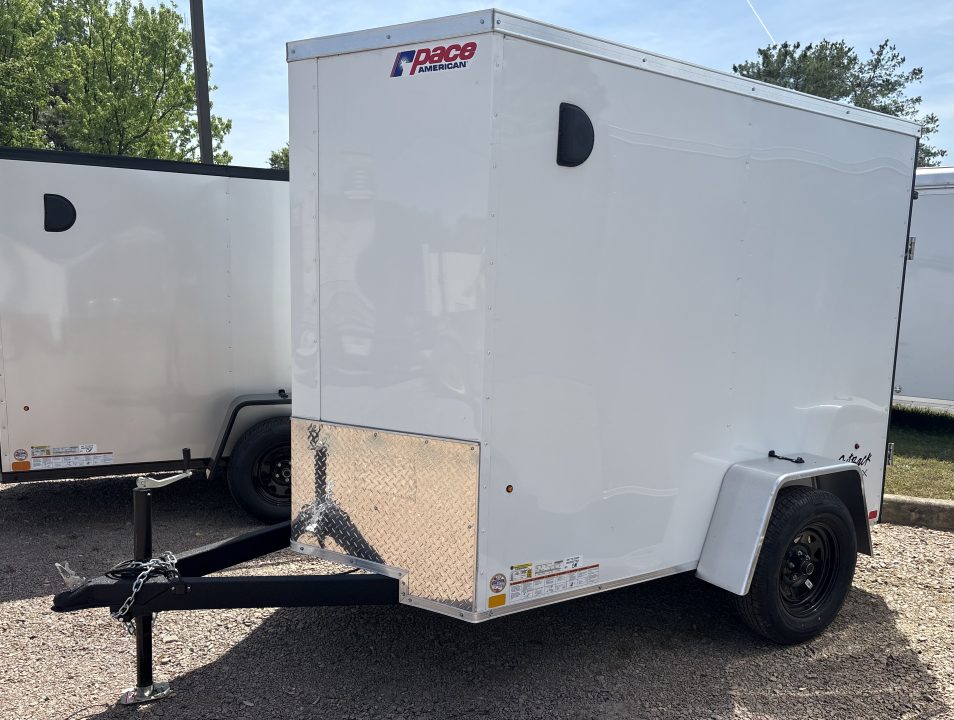 New 2026 Pace American 5x8 Enclosed Trailer