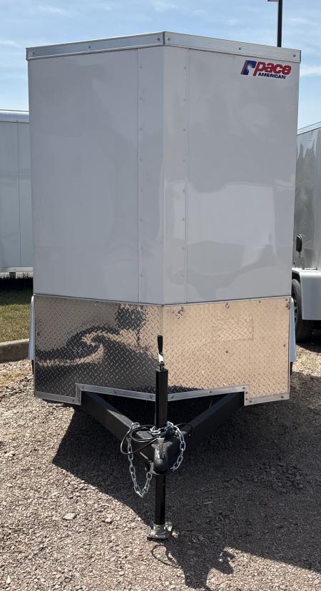 New 2026 Pace American 5x8 Enclosed Trailer
