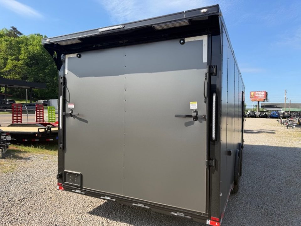 New Outlaw Light Race 8.5x24 12k Charcoal/Black Trim PKG W/ Front Cabinets