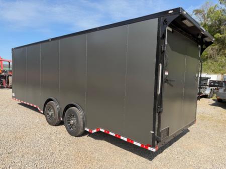 New Outlaw Light Race 8.5x24 12k Charcoal/Black Trim PKG W/ Front Cabinets
