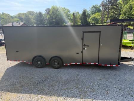 New Outlaw Light Race 8.5x24 12k Charcoal/Black Trim PKG W/ Front Cabinets