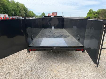 New 2026 Hillcrest Trailers 7x16 17.6k w/ HD ramps & Hyd jacks Dump Trailer