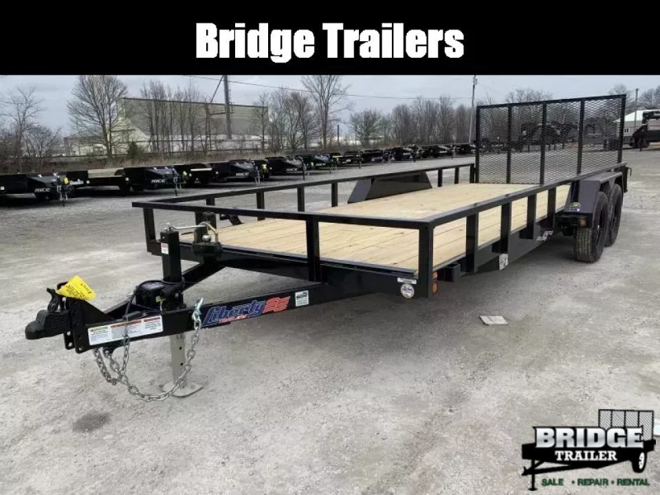 New 2026 Liberty LU7K83X18+2C4TT (83" x 18' + 2') 7K Utility Trailer