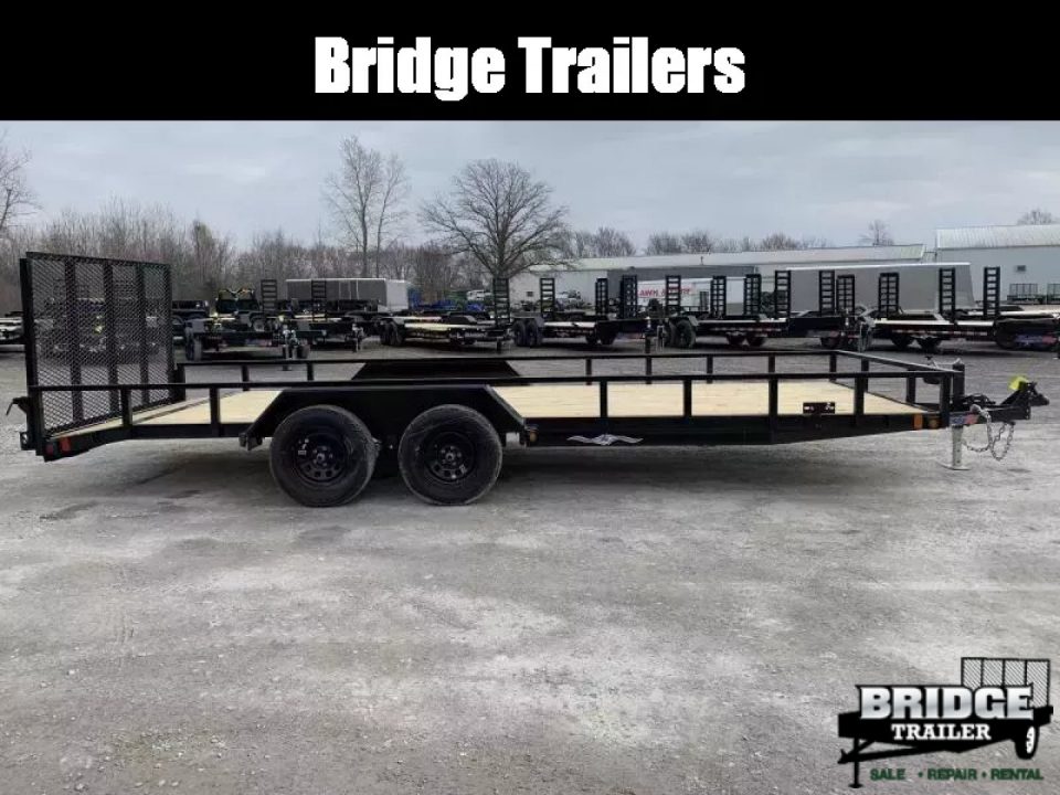 New 2026 Liberty LU7K83X18+2C4TT (83" x 18' + 2') 7K Utility Trailer